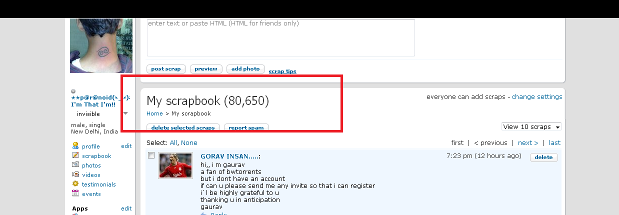 orkut scrapbook orkut scrapbook