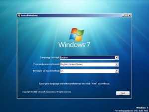 Windows 7 beta screenshot Windows 7 beta screenshot