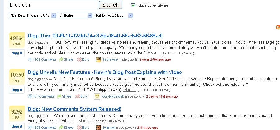 digg search result Search result on digg