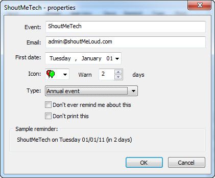 seting up reminder seting up reminder