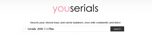 youserials Serial number finder