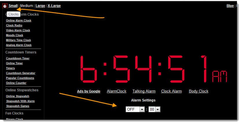Online Clock