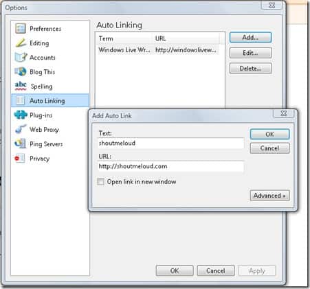 auto linking