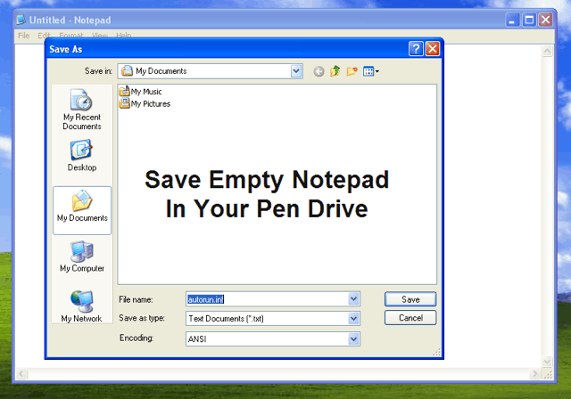Smart way to remove Autorun.inf from Pen Drive 1blank