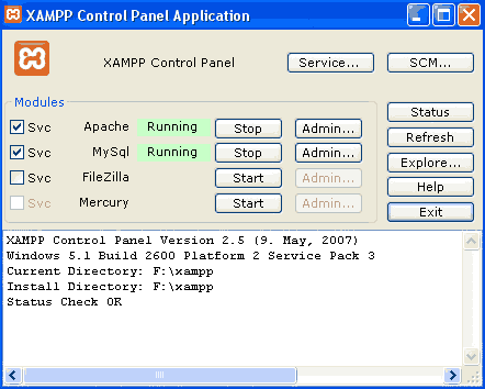 How to Install WordPress Offline using XAMPP Xampp Control Panel