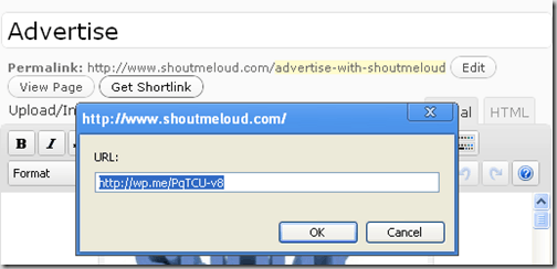 Wordpress shortend thumb