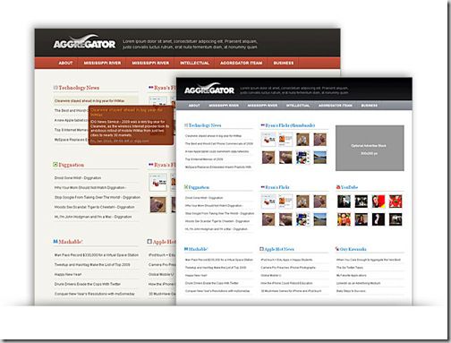 Aggregator WordPress Free Theme : Create  News Aggregation Site