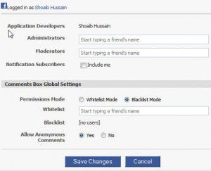 You can moderate the comments from the front end of your blog