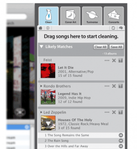Clean Your Music Library with TuneUp tuneup screen1 276x300