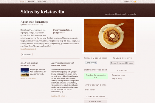 19 Best and Free Thesis Skins For Thesis Wordpress Theme