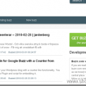 Thumbnail image for Tweetmeme for Twitter Buzrr for Google Buzz Counter