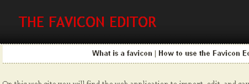 Faviconeditor
