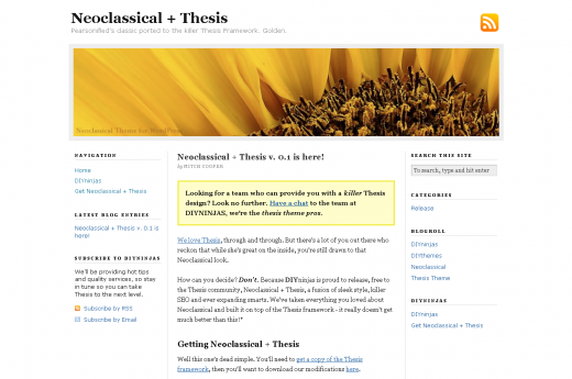 19 Best and Free Thesis Skins For Thesis Wordpress Theme