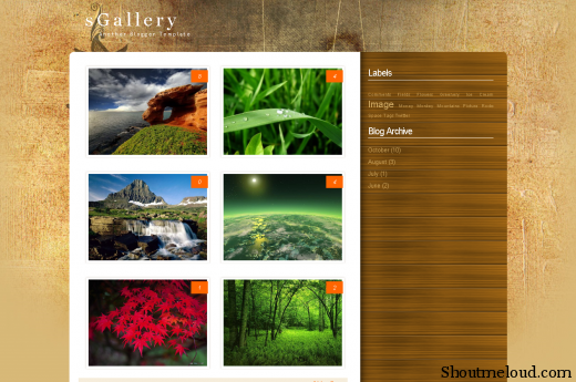 Best Free and Professional Photo blog Templates for Blogspot
