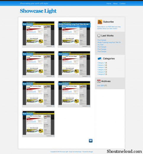 Best Free and Professional Photo blog Templates for Blogspot
