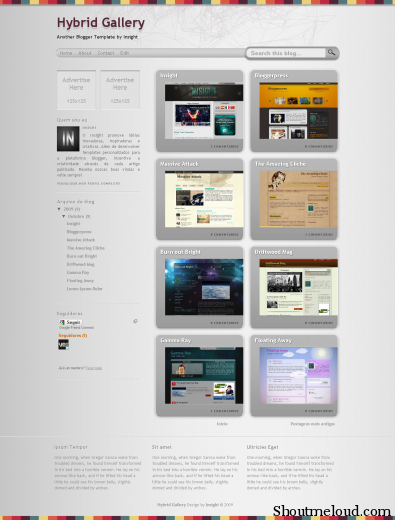 Best Free and Professional Photo blog Templates for Blogspot
