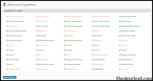 Must Have Wordpress Plugins For Multi Author Blog roles and capabilities