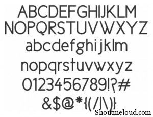 Cicle font