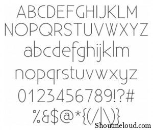 Existence Light font
