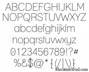 LANE font