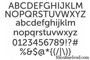 Museo Sans font
