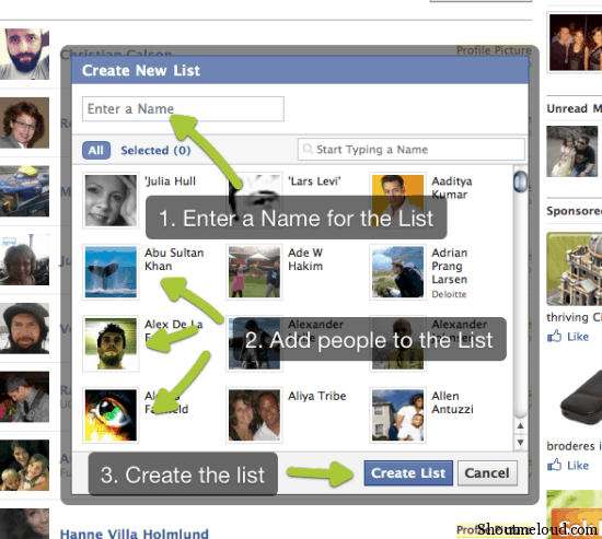 How to Use Facebook List Feature FacebookNewsfeed2