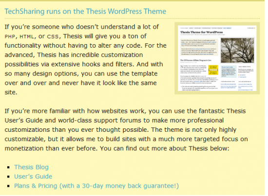[Thesis Theme] How To Display Affiliate Ad Box After Post