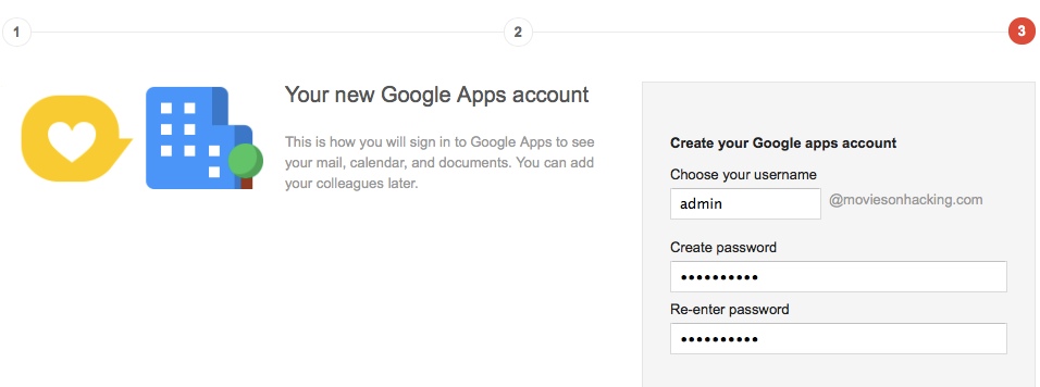 Your new Google Apps account 