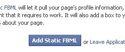 How to Create Custom Welcome Page Using Facebook FBML Application
