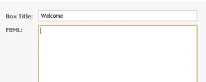 How to Create Custom Welcome Page Using Facebook FBML Application