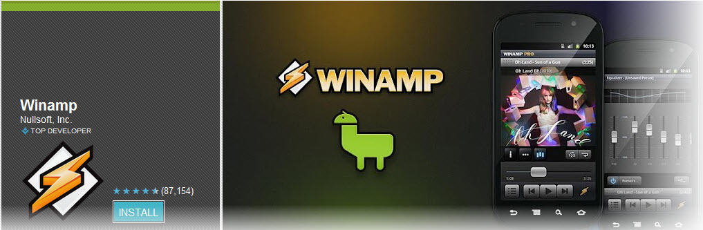 Winamp Android app