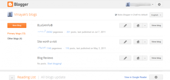 Google Launches Bloggers New Design