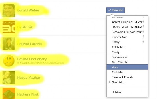 How to Customize and Use Facebook Friendlist
