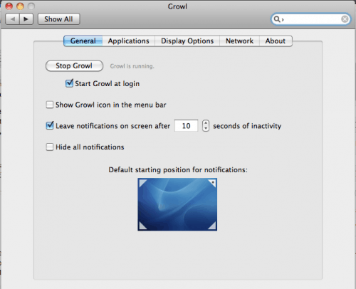 Growl for Mac