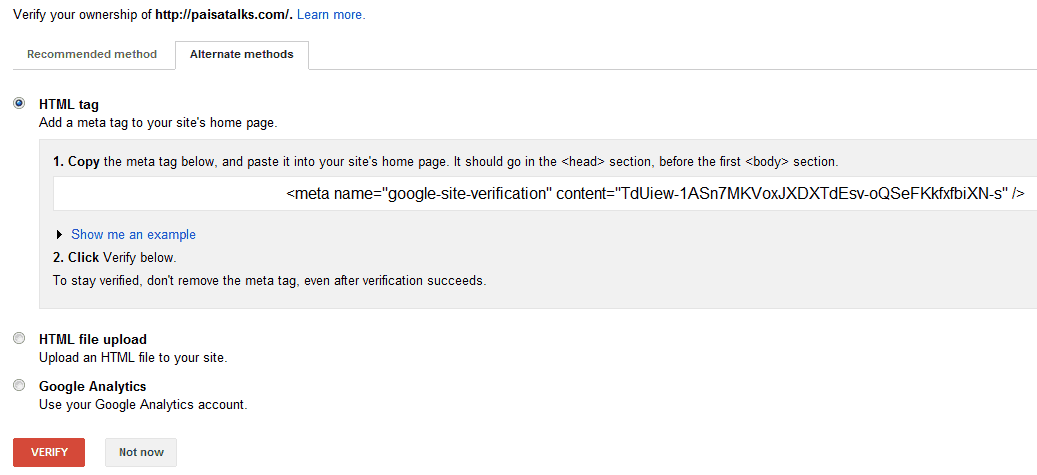 Google apps verification Google apps verification