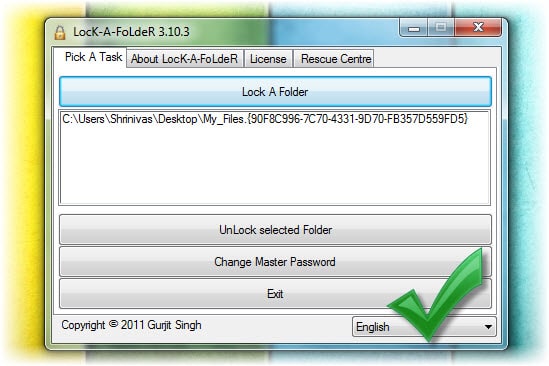 Folder Encrypted & locked