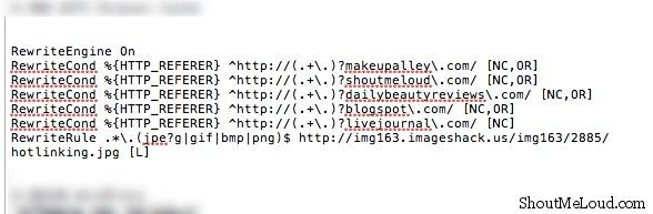 Prevent image hotlinking