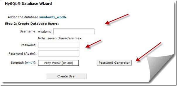 MYSQL Database Wizard