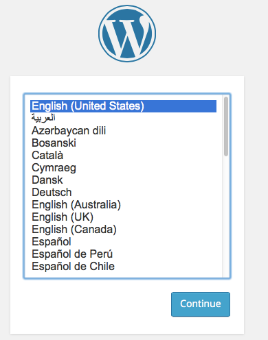 selezionare la lingua di installazione
