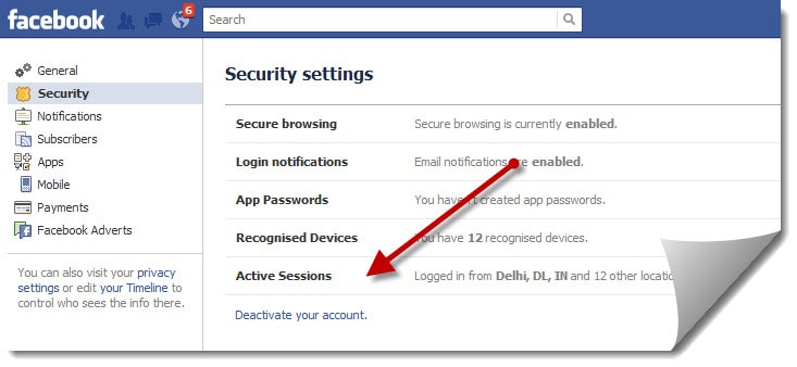 How to temporarily deactivate/reactivate your Facebook account