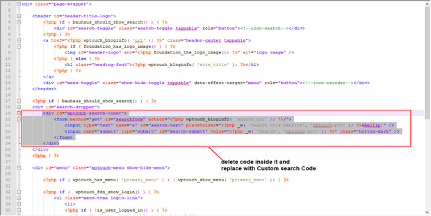 Google custom search in responsive site