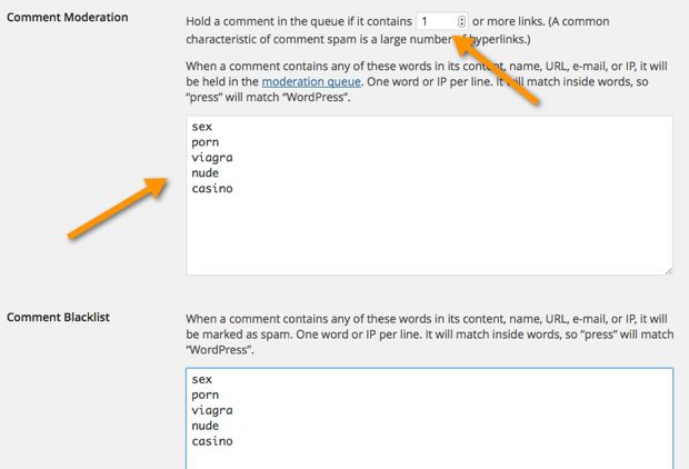 Bataille contre le spam des commentaires WordPress