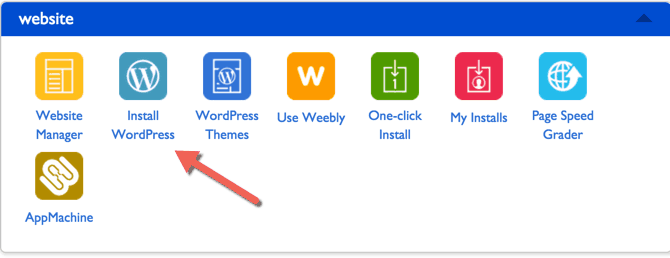 Install WordPress blog on Bluehost
