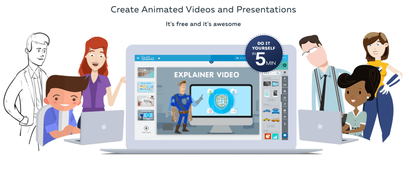 Create Animated videos Powtoon review