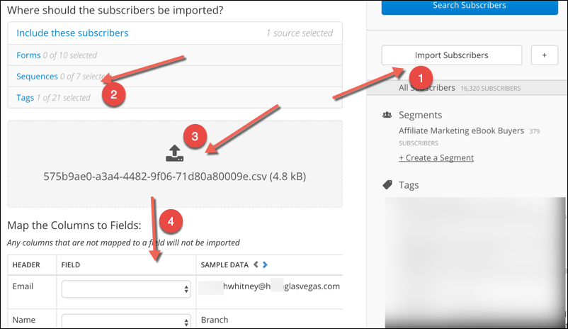 Import Subscriber ke Convertkit