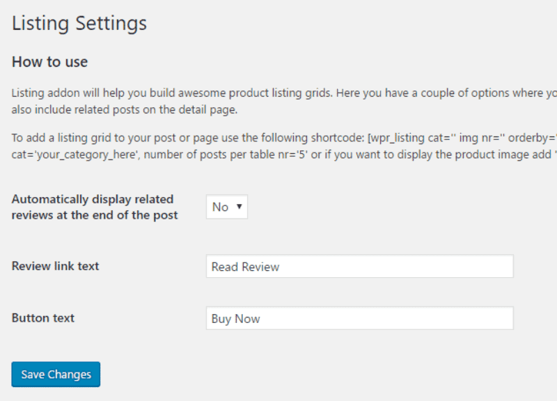 listing-settings