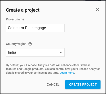 Firebase Project