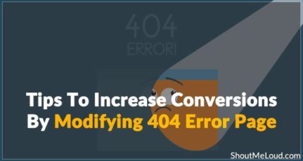 7 Tips To Increase Conversions By Modifying 404 Error Page