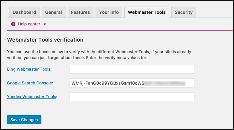 yoast-seo-webmaster-tools