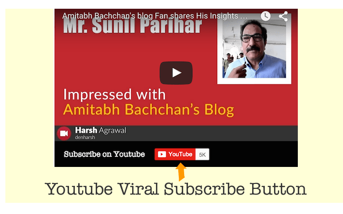 YouTube Viral Subscribe plugin